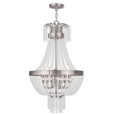 Valentina 6 Light Brushed Nickel Pendant MPN:51856-91