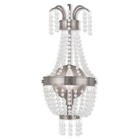 Valentina 1 Light Brushed Nickel Wall Sconce MPN:51872-91