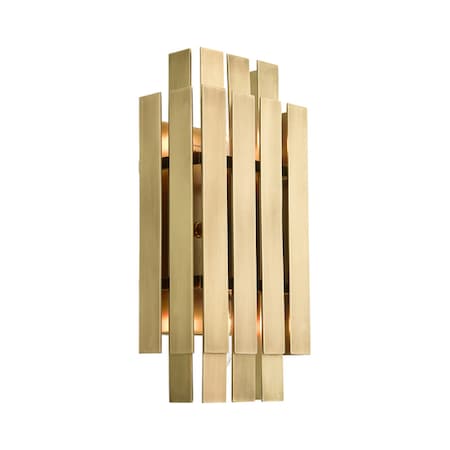 Greenwich 2 Light Natural Brass ADA Wall Sconce MPN:52041-08