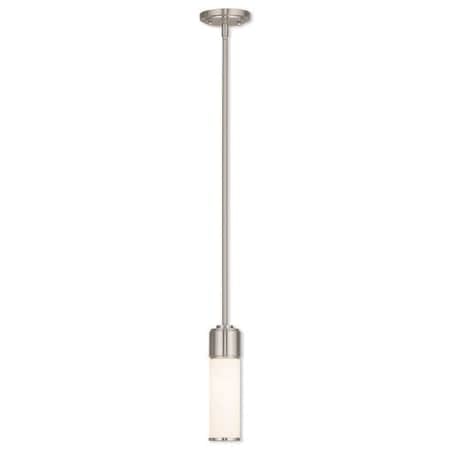 Weston 1 Light Brushed Nickel Mini Pendant MPN:52111-91