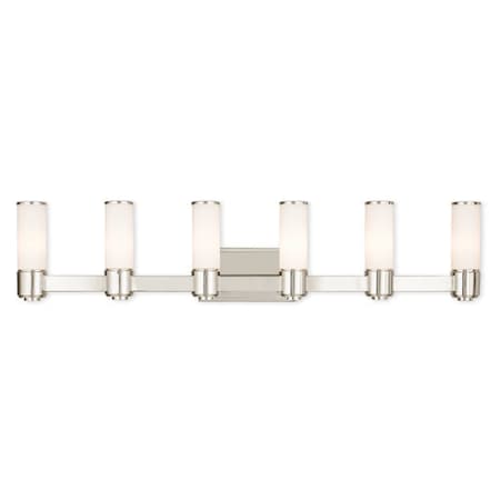 Weston 6 Light Polished Nickel ADA Wall Sconce/ Bath Vanity MPN:52126-35