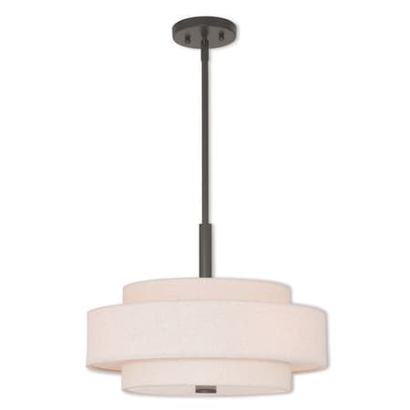 Meridian 4 Light English Bronze Pendant MPN:52137-92