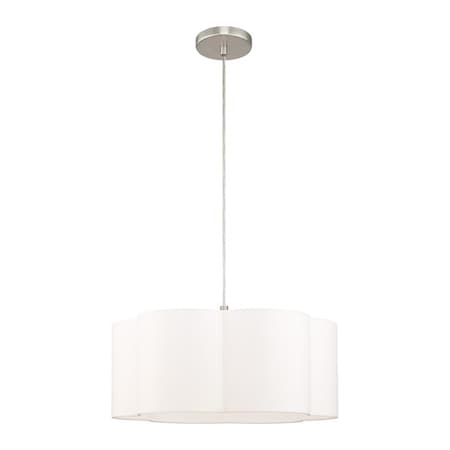 Chelsea 1 Light Brushed Nickel Pendant MPN:52155-91