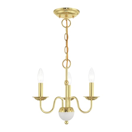 Windsor 3 Light Polished Brass Mini Chan MPN:52163-02