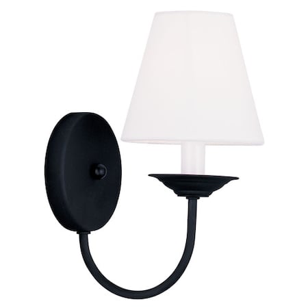 Mendham 1 Light Black Wall Sconce MPN:5271-04