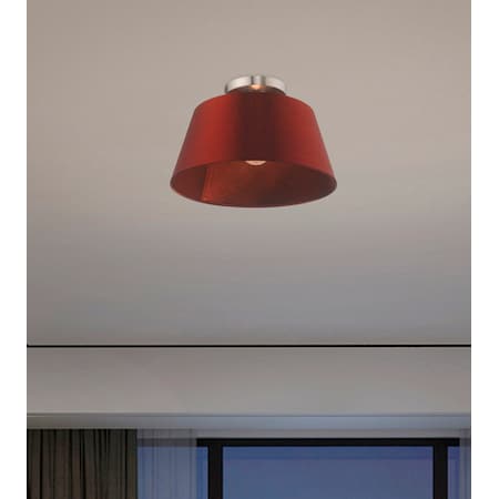 Belclaire 1 Light Brushed Nickel Ceiling Mount MPN:52902-91