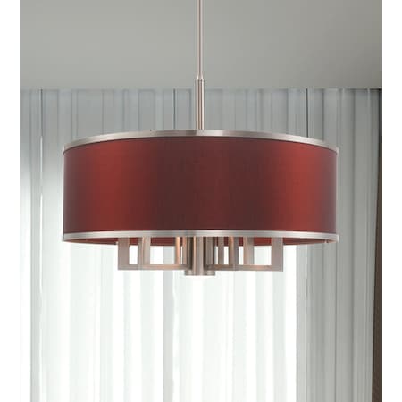 Park Ridge 7 Light Brushed Nickel Pendan MPN:60416-91