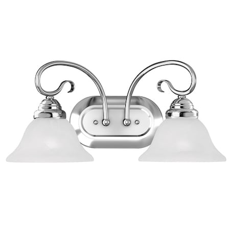 Coronado 2 Light Polished Chrome Bath Vanity MPN:6102-05
