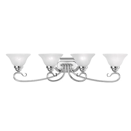 Coronado 4 Light Polished Chrome Bath Va MPN:6104-05
