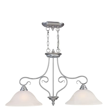 Coronado 2 Light Brushed Nickel Island MPN:6132-91