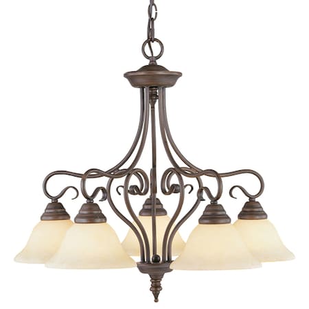 Coronado 5 Light Imperial Bronze Chandelier MPN:6135-58