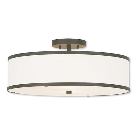 Park Ridge 3 Light Bronze Ceiling Mount MPN:62629-07