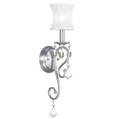 Newcastle 1 Light Brushed Nickel Wall Sconce MPN:6301-91