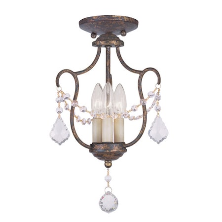 Chesterfield 3 Light Hand Applied Bronze MPN:6420-71