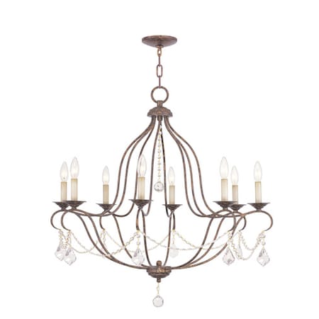 Chesterfield 8 Light Hand Applied Veneti MPN:6428-71