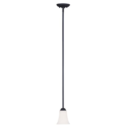 Ridgedale 1 Light Black Mini Pendant MPN:6460-04