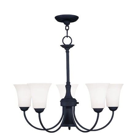 Ridgedale 6 Light Black Chandelier MPN:6465-04