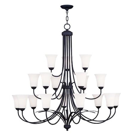 Ridgedale 18 Light Black Chandelier MPN:6479-04