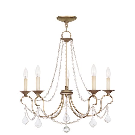 Pennington 5 Light Hand Painted Antique MPN:6515-73