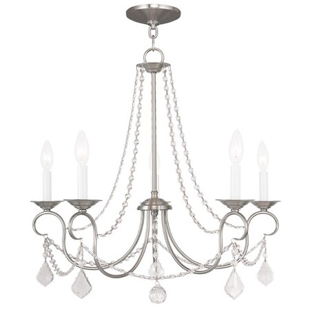 Pennington 5 Light Brushed Nickel Chande MPN:6515-91