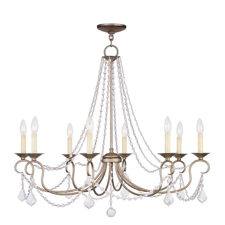 Pennington 8 Light Hand Painted Antique MPN:6518-73
