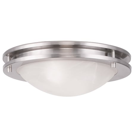Ariel 2 Light Brushed Nickel Ceiling Mount MPN:7057-91
