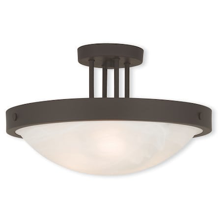 New Brighton 3 Light Bronze Ceiling Moun MPN:73956-07