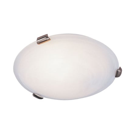 Oasis 2 Light Brushed Nickel Ceiling Mount MPN:8010-91