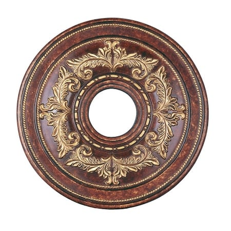 Versailles Verona Bronze with Aged Gold Leaf Accents Ceiling Medallion MPN:8205-63