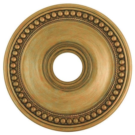 Wingate Hand Painted Antique Gold Leaf Ceiling Medallion MPN:82074-48