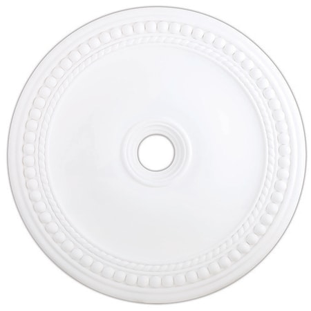 Wingate White Ceiling Medallion MPN:82077-03