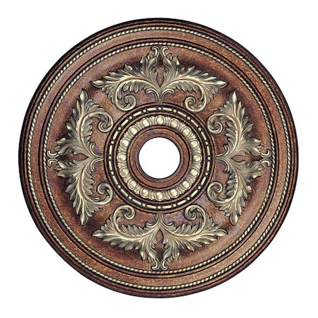 Versailles Palacial Bronze with Gilded Accents Ceiling Medallion MPN:8210-64