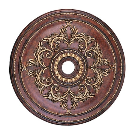 Versailles Verona Bronze with Aged Gold Leaf Accents Ceiling Medallion MPN:8211-63