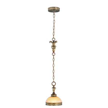 Seville 1 Light Palacial Bronze with Gil MPN:8520-64
