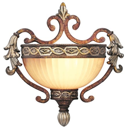 Seville 1 Light Palacial Bronze with Gilded Accents Wall Sconce MPN:8540-64