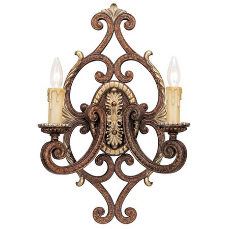 Seville 2 Light Palacial Bronze with Gil MPN:8862-64