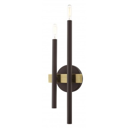 Bronze with Antique Brass Accents Sconce MPN:15582-07