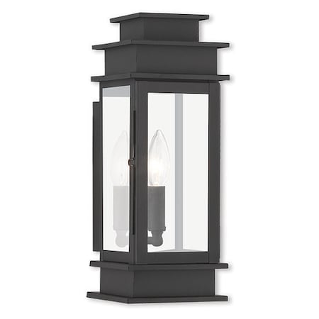 Princeton 1 Light Black Outdoor Wall Lan MPN:2013-04