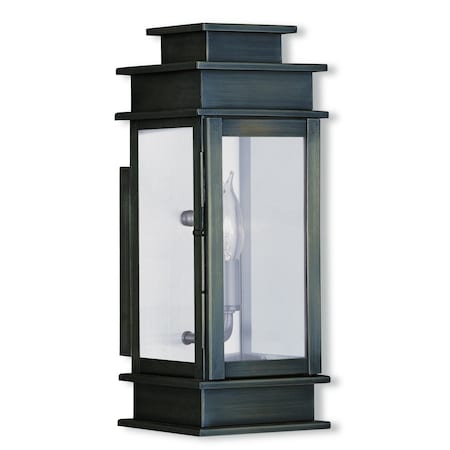 Princeton 1 Light Vintage Pewter Outdoor Wall Lantern MPN:2013-29
