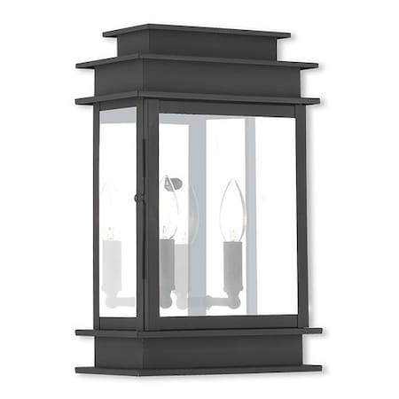 Princeton 2 Light Black Outdoor Wall Lantern MPN:2016-04
