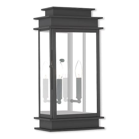 Princeton 2 Light Black Outdoor Wall Lan MPN:2018-04