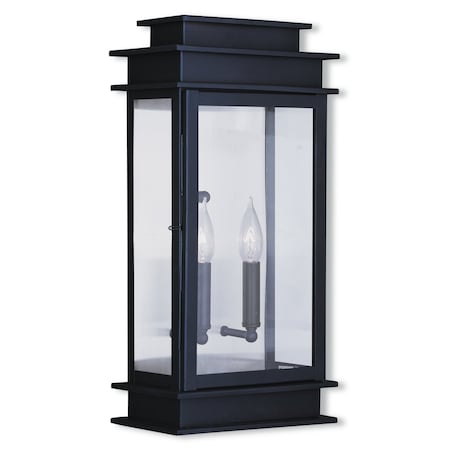 Princeton 2 Light Bronze Outdoor Wall Lantern MPN:2018-07