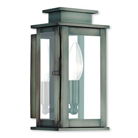 Princeton 1 Light Vintage Pewter Outdoor Wall Lantern MPN:20191-29