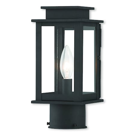 Princeton 1 Light Black Outdoor Post Top Lantern MPN:20201-04