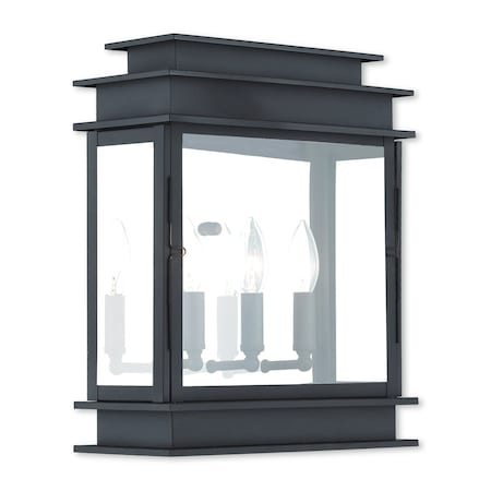 Princeton 3 Light Bronze Outdoor Wall Lantern MPN:20204-07