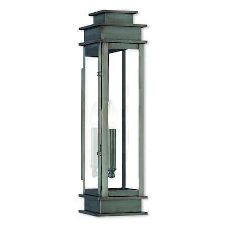 Princeton 1 Light Vintage Pewter Outdoor Wall Lantern MPN:20207-29