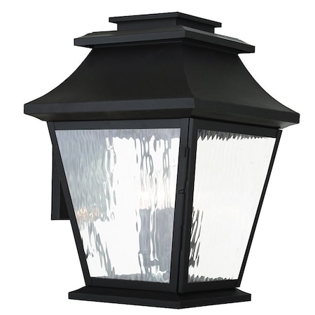 Hathaway 4 Light Bronze Outdoor Wall Lantern MPN:20240-07