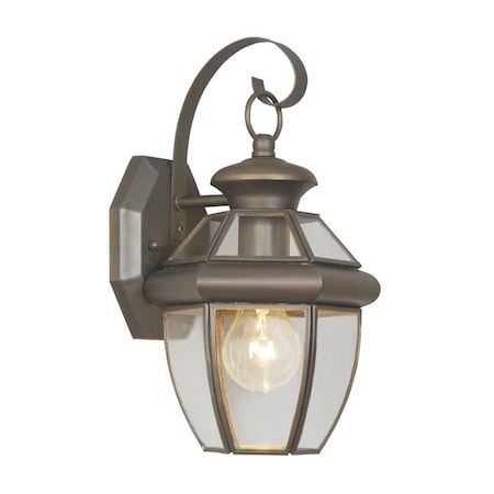 Monterey 1 Light Bronze Outdoor Wall Lantern MPN:2051-07