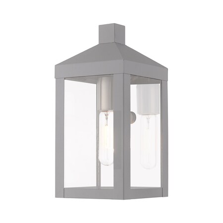Nyack 1 Light Nordic Gray Outdoor Wall L MPN:20581-80