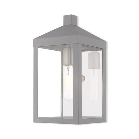 Nyack 1 Light Nordic Gray Outdoor Wall Lantern MPN:20582-80